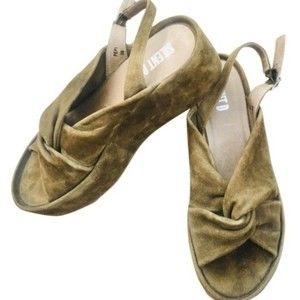 Silent D Pepi Platform Twisted Strap Sandal 38